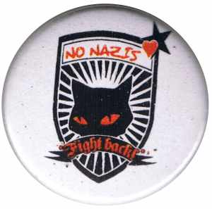 25mm Button: No Nazis