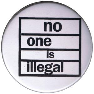 37mm Button: No One Is Illegal