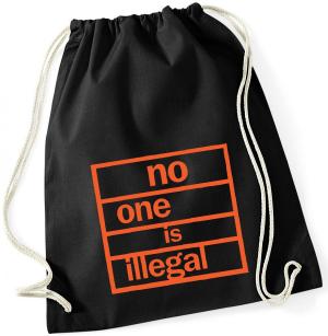 Sportbeutel: no one is illegal