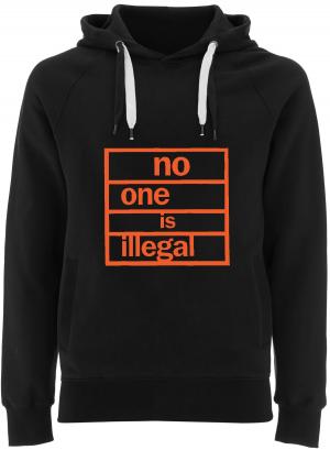 Fairtrade Pullover: no one is illegal