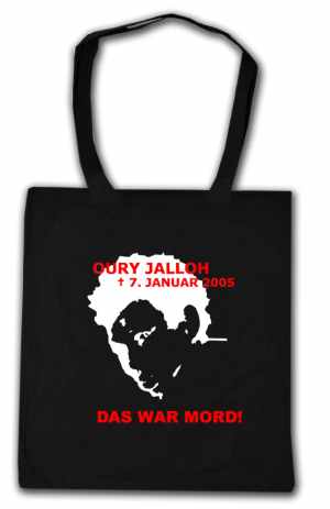 Baumwoll-Tragetasche: Oury Jalloh - 7. Januar 2005