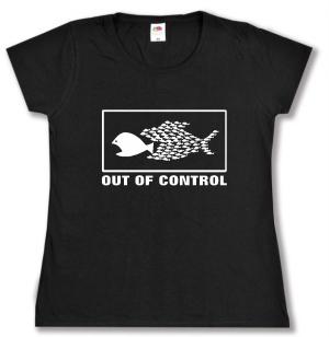 tailliertes T-Shirt: Out of Control