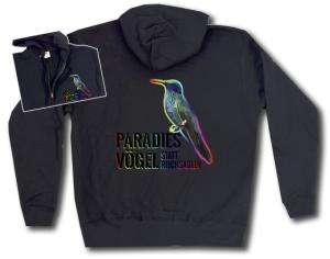 Kapuzen-Jacke: Paradiesvögel statt Reichsadler