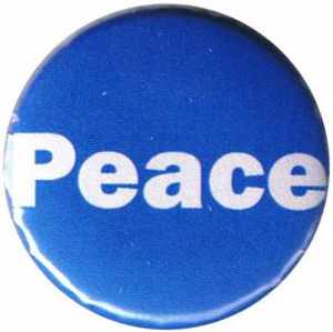 25mm Button: Peace Schriftzug