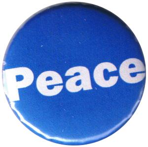 25mm Magnet-Button: Peace Schriftzug