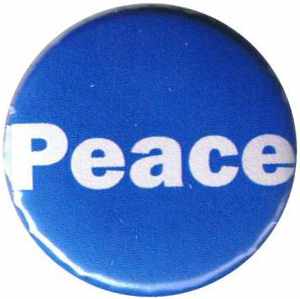 37mm Button: Peace Schriftzug