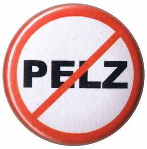 25mm Button: Pelz (durchgestrichen)