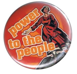 25mm Button: Power to the people