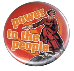 25mm Magnet-Button: Power to the people