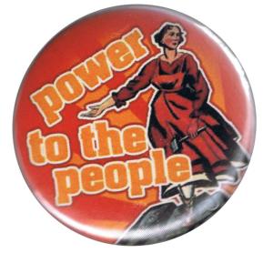 37mm Magnet-Button: Power to the people