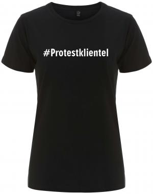 tailliertes Fairtrade T-Shirt: #Protestklientel