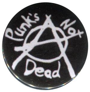 37mm Button: Punk's not Dead