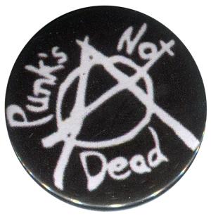 50mm Button: Punk's not Dead