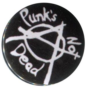 50mm Magnet-Button: Punk's not Dead