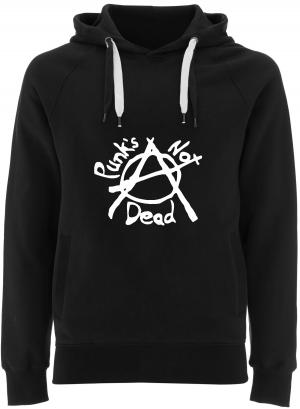 Fairtrade Pullover: Punks not Dead (Anarchy)