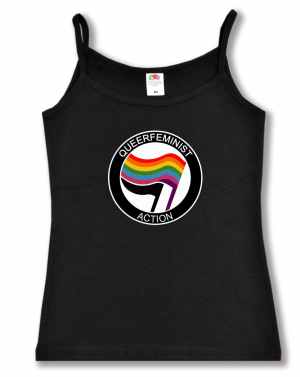 Trägershirt: Queerfeminist Action