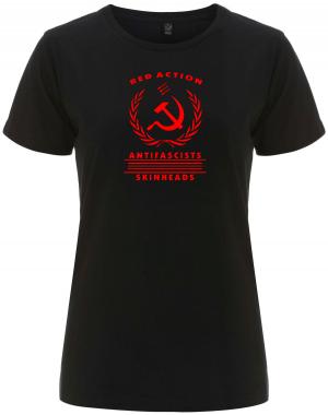 tailliertes Fairtrade T-Shirt: Red Action