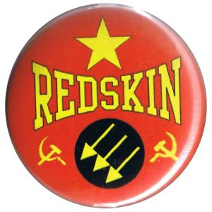 37mm Button: Redskin
