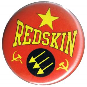 25mm Magnet-Button: Redskin