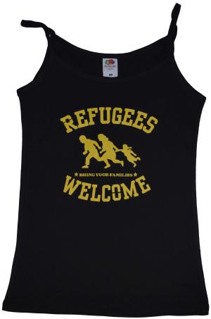 Trägershirt: Refugees welcome