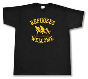 T-Shirt: Refugees welcome