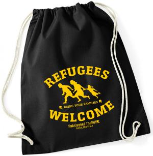 Sportbeutel: Refugees welcome Linksjugend