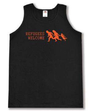 Tanktop: Refugees welcome (running family)