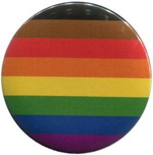 37mm Magnet-Button: Regenbogen - More Colors, More Pride