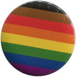 50mm Magnet-Button: Regenbogen - More Colors, More Pride