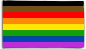 Fahne / Flagge (ca. 150x100cm): Regenbogen - More Colors, More Pride