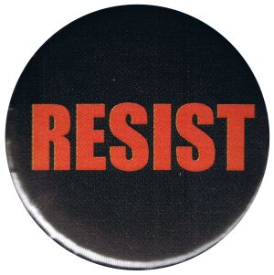 25mm Button: RESIST