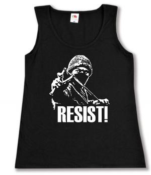 tailliertes Tanktop: Resist!
