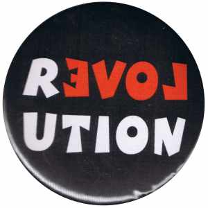 25mm Magnet-Button: Revolution Love
