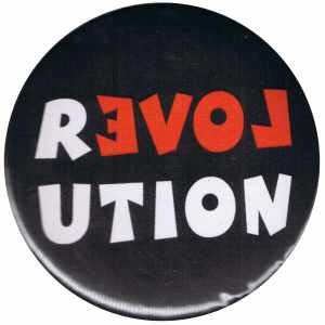 50mm Magnet-Button: Revolution Love