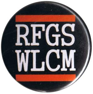 25mm Button: RFGS WLCM