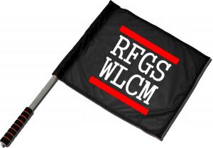 Fahne / Flagge (ca. 40x35cm): RFGS WLCM