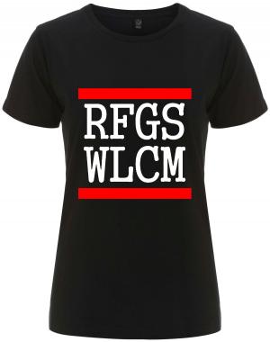 tailliertes Fairtrade T-Shirt: RFGS WLCM