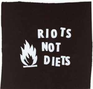 Aufnäher: Riots not diets