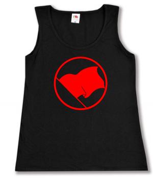 tailliertes Tanktop: Rote Fahne