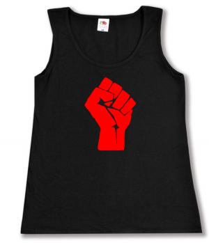 tailliertes Tanktop: Rote Faust
