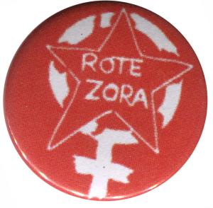 25mm Magnet-Button: Rote Zora
