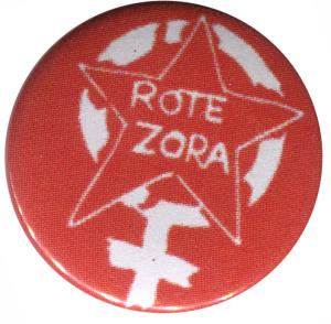 50mm Magnet-Button: Rote Zora