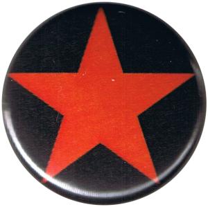25mm Button: Roter Stern