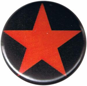 25mm Magnet-Button: Roter Stern
