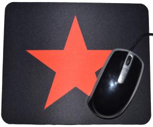 Mousepad: Roter Stern