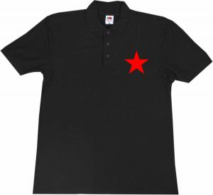 Polo-Shirt: Roter Stern