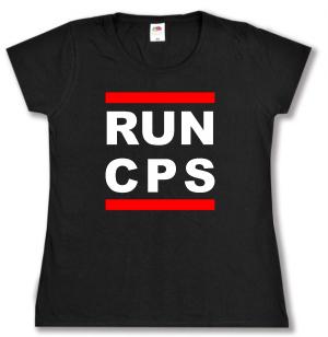 tailliertes T-Shirt: RUN CPS