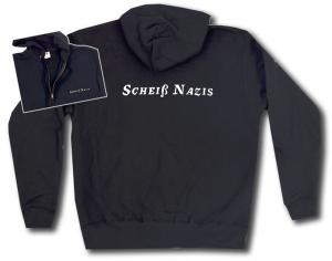 Kapuzen-Jacke: Scheiß Nazis