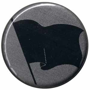 25mm Button: Schwarze Fahne