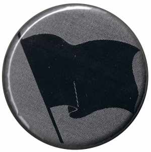 25mm Magnet-Button: Schwarze Fahne